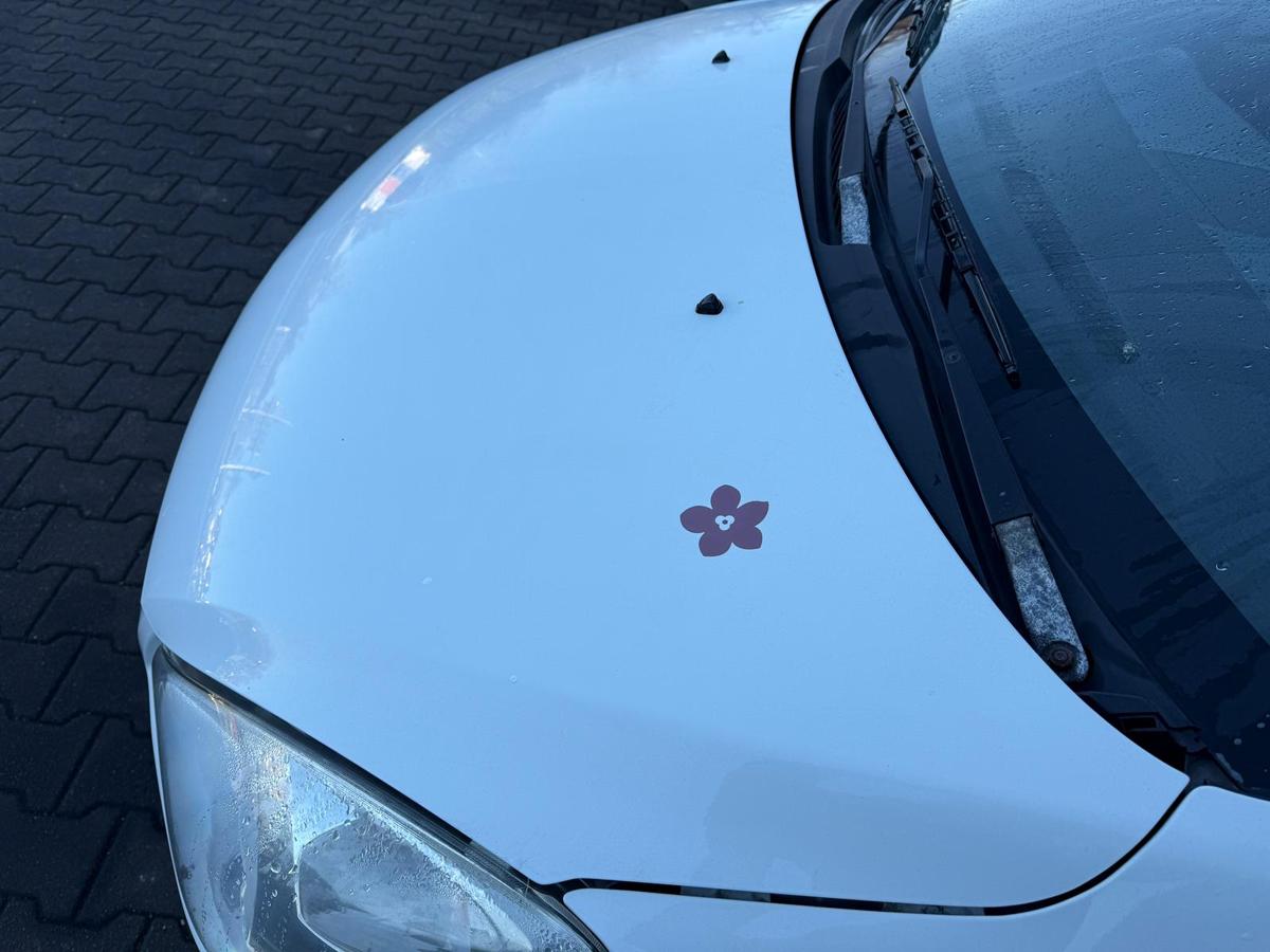 Opel Agila B original Motorhaube 26U Galaxywei&szlig; BJ09